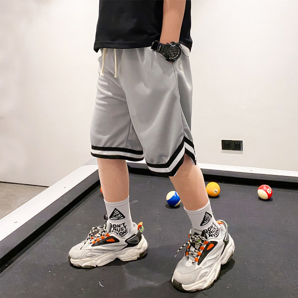 Детски панталон с връзки и джобове-за момчета