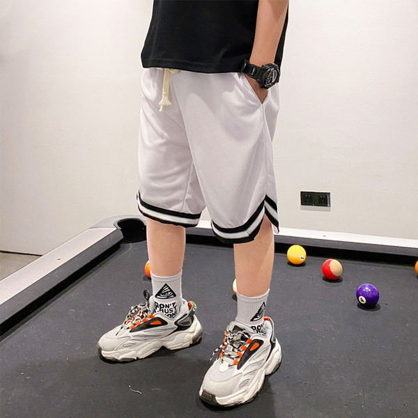 Детски панталон с връзки и джобове-за момчета