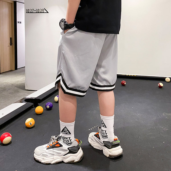 Детски панталон с връзки и джобове-за момчета