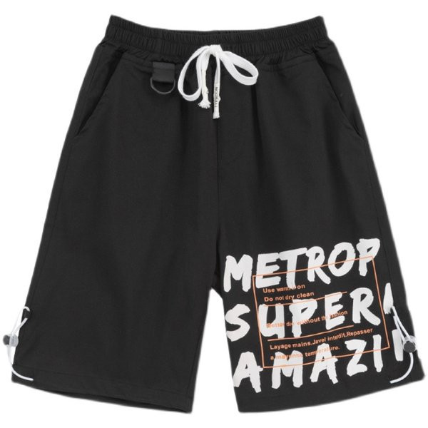 Laste lühikesed püksid kirjade ja lipsudega