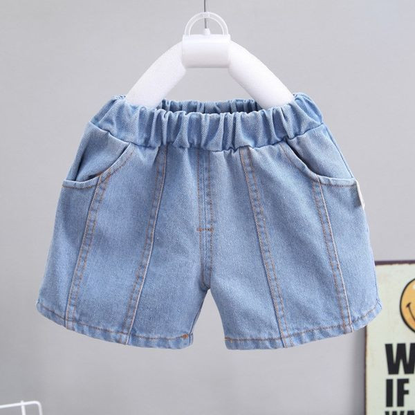 Poiste lühikeste lastepükste uus mudel - teksad