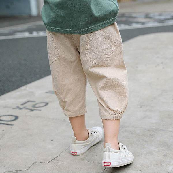 Модерни широки панталони с ластик и 7/8 дължина