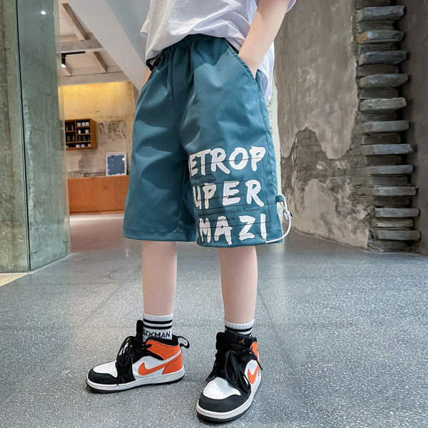 Детски къси панталони с надписи и ластична талия в няколко цвята