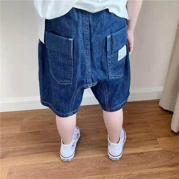 Широк модел къси дънки за момче