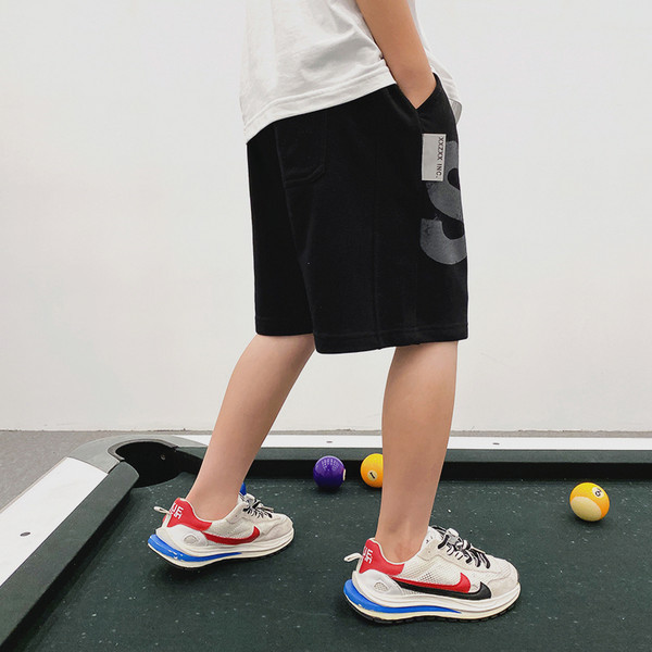 Laste suvised lühikesed püksid poistele kirjaga