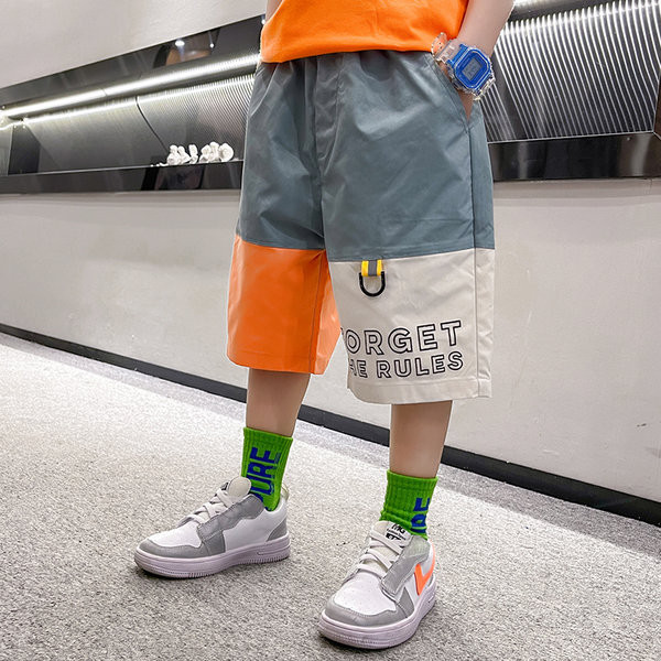 Детски къси панталони в два цвята с връзки 