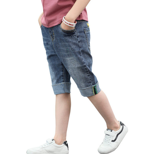 Vaikiški džinsai berniukams iki kelių