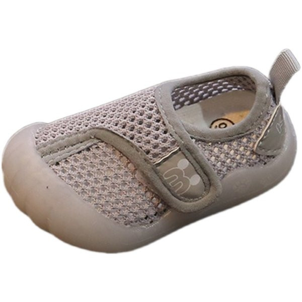 Бебешки мрежести обувки с велкро закопчаване и апликация 