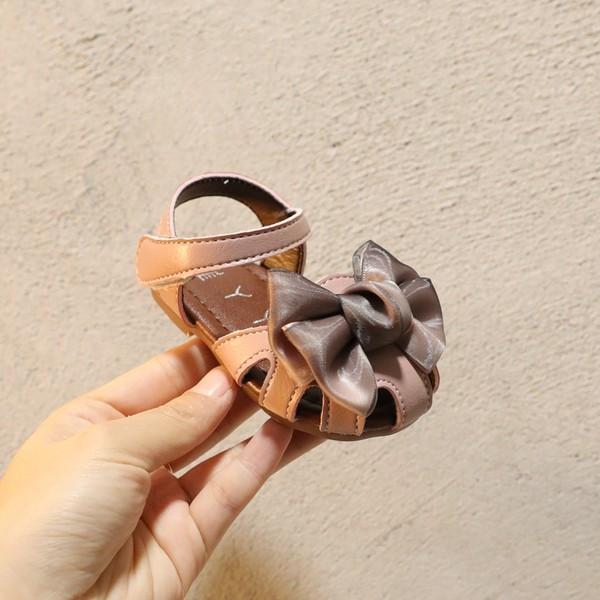 Бебешки сандали с панделка-за момичета