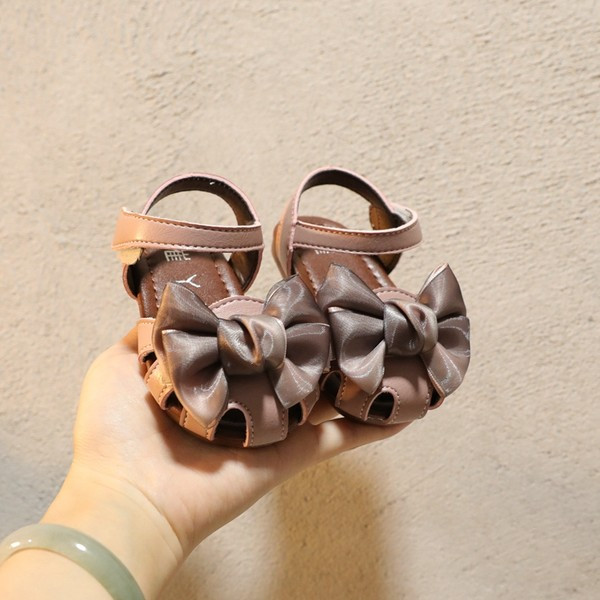 Бебешки сандали с панделка-за момичета