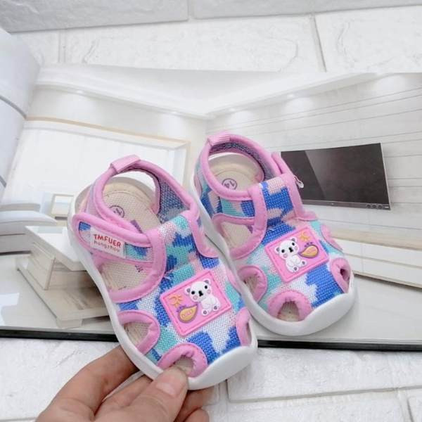 Võrkkangast suvised beebisandaalid