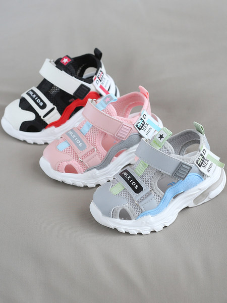 Летни бебешки обувки за момичета и момчета с 3D апликации и велкро закопчаване