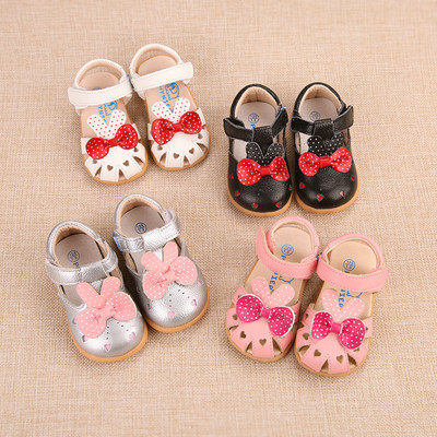 Бебешки пролетни обувки с панделки в няколко цвята