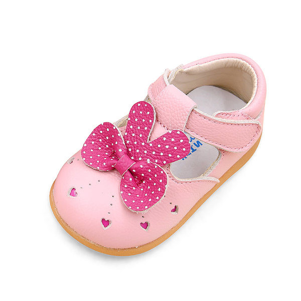 Бебешки пролетни обувки с панделки в няколко цвята