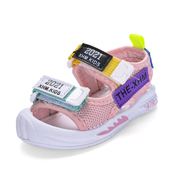 Бебешки сандали от мрежеста материя и велкро лепенки 