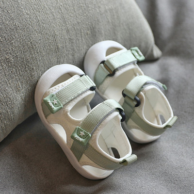 Бебешки  ежедневни затворени сандали с каишки 