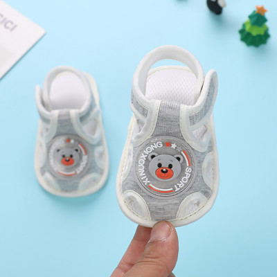 Παιδικά σανδάλια με απλικέ 3D και στερέωση velcro