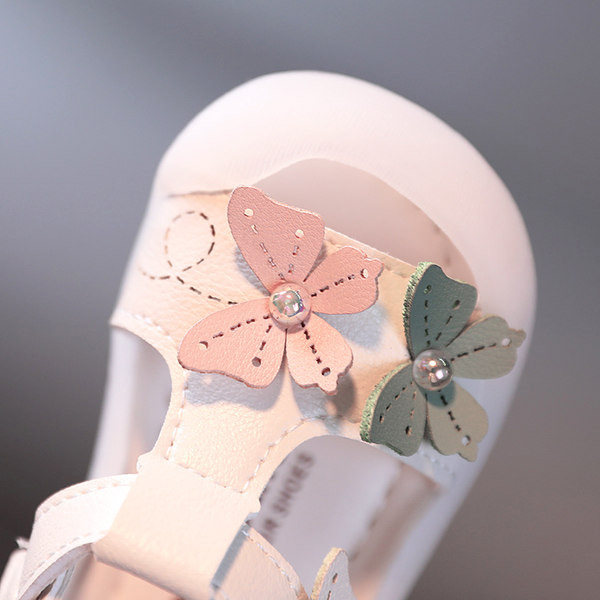 3D lilledega beebisandaalid - tüdrukutele