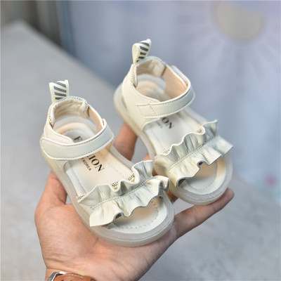 Baby casual kunstnahast sandaalid takjakinnitusega