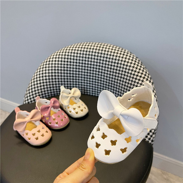 Beebi suvised sandaalid ökonahast ja paelast