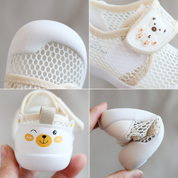 Uus kleebiste ja 3D-rakendusega laste lõuendist kingade mudel beebidele