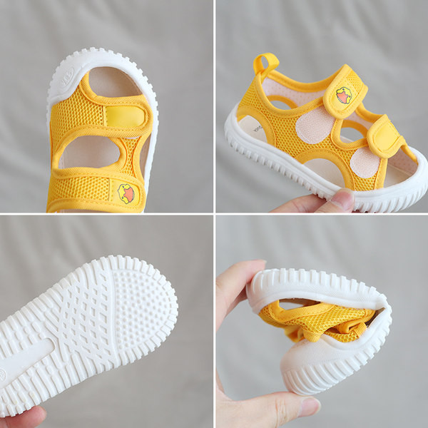 Takjakinnitusega ja pehme tallaga sandaalid beebidele