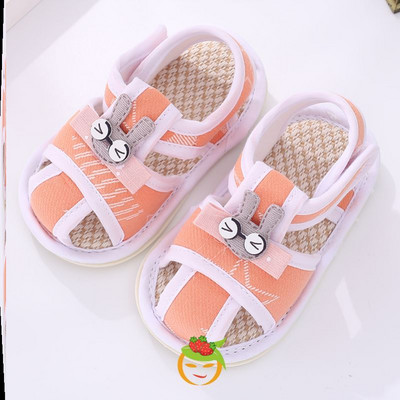 Aplikatsiooniga beebitekstiilist sandaalid - poistele ja tüdrukutele