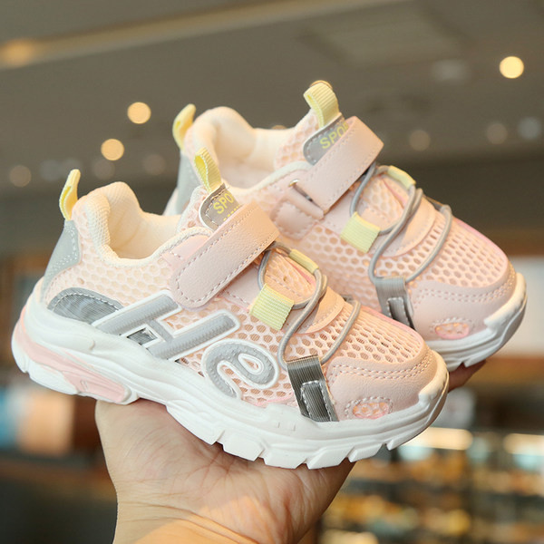 Бебешки маратонки с мрежа и велкро лепенка