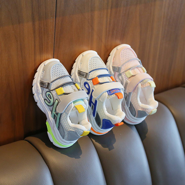 Бебешки маратонки с мрежа и велкро лепенка