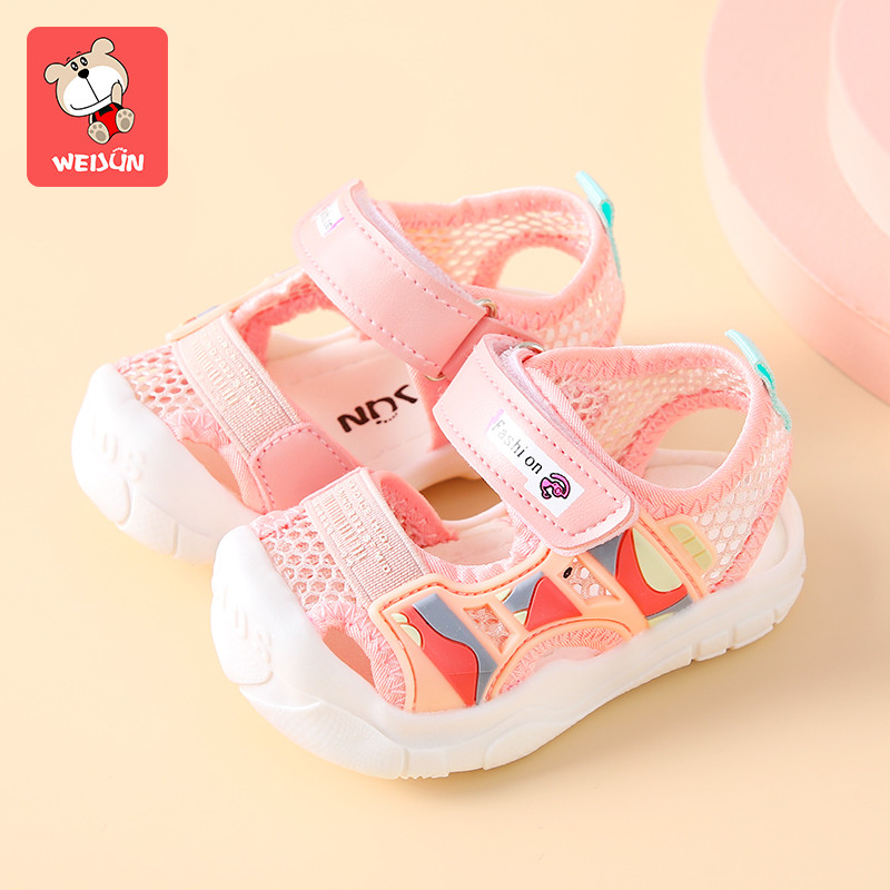 Võrkkangast beebisandaalid tüdrukutele
