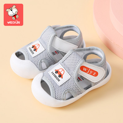 Υφασμάτινα σανδάλια για αγόρι με στερέωση velcro