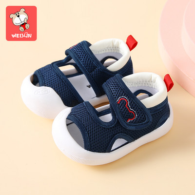 Υφασμάτινα σανδάλια για αγόρι με στερέωση velcro