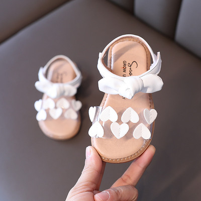 Bērnu sandales ar lenti un uzlīmēm