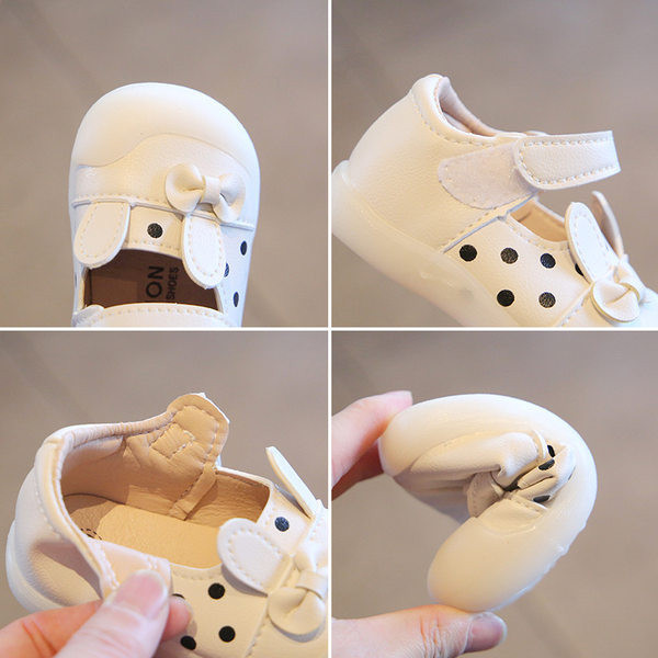 Nahast kleebiste ja paelaga beebikingad