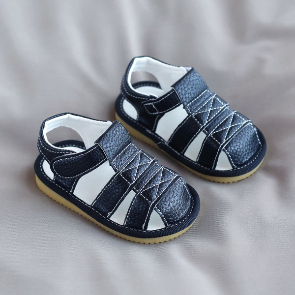 Nahast beebisandaalid takjapaelaga tüdrukutele ja poistele