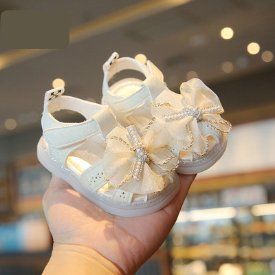 Eko-nahast paelaga beebisandaalid tüdrukutele