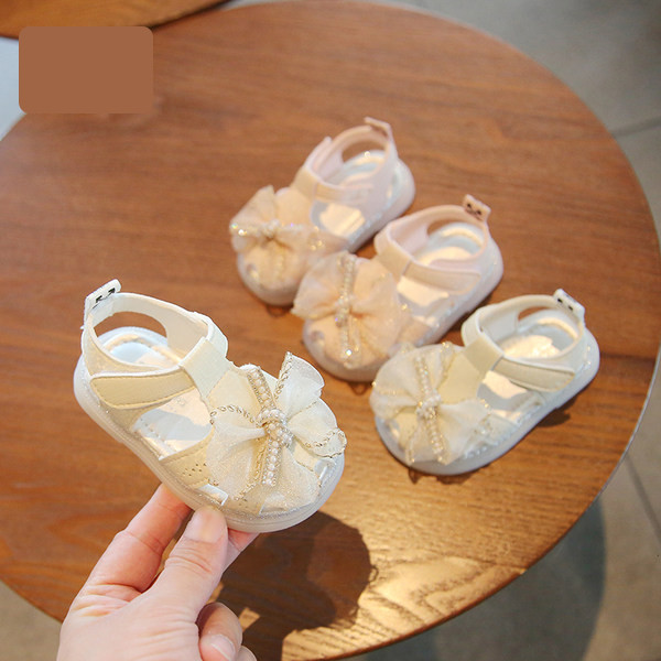 Eko-nahast paelaga beebisandaalid tüdrukutele