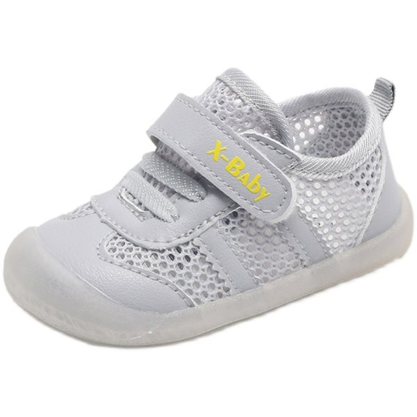 Бебешки платнени обувки за пролетта и лятото с гумена подметка