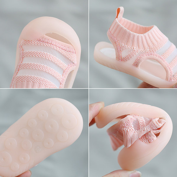 Uus mudel libisemiskindla tallaga beebisandaalid tüdrukutele ja poistele