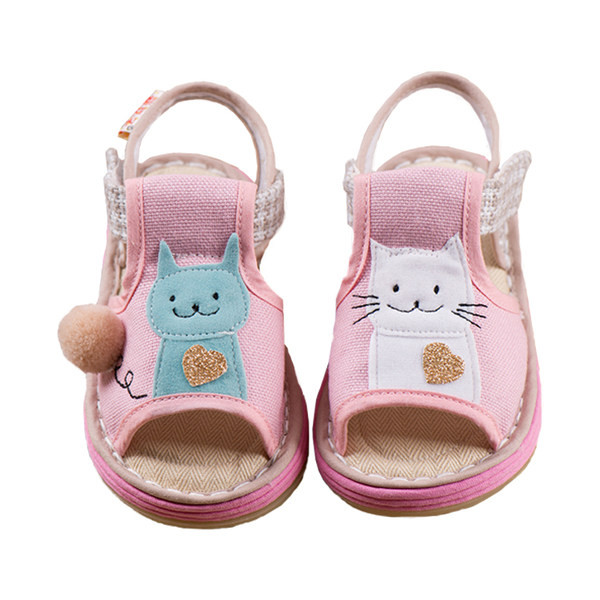 Beebi sandaalid roosad tüdrukutele - kaks mudelit