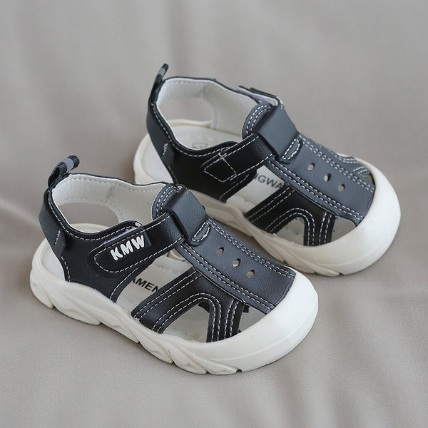 Кожени бебешки сандали в два цвята