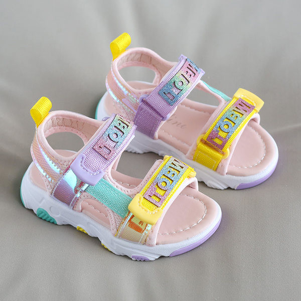 Tüdrukute takjapaelaga beebisandaalid