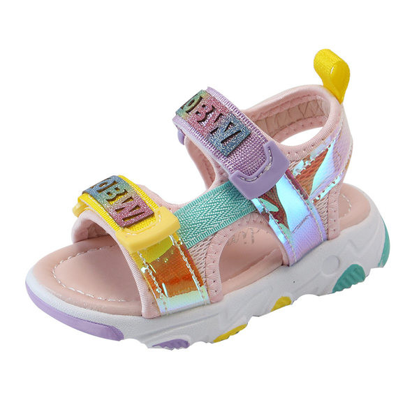 Tüdrukute takjapaelaga beebisandaalid