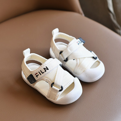 Casual παιδικά σανδάλια με  στερέωση velcro σε τρία χρώματα