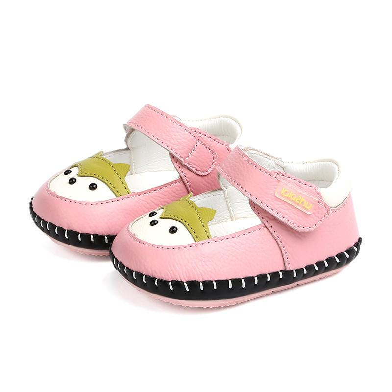 Бебешки буйки от еко кожа с апликация