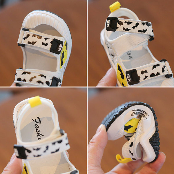 Beebi sandaalid poistele kirja ja takjapaelaga