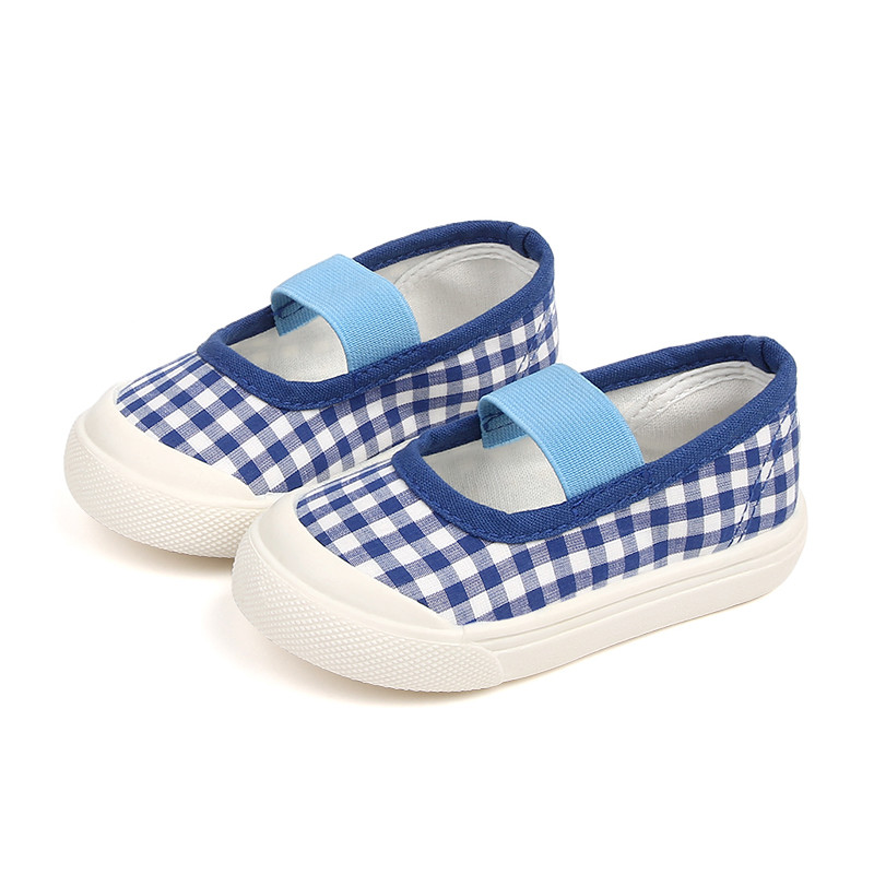 Kevadised ruudulised kummikuga tossud tüdrukutele