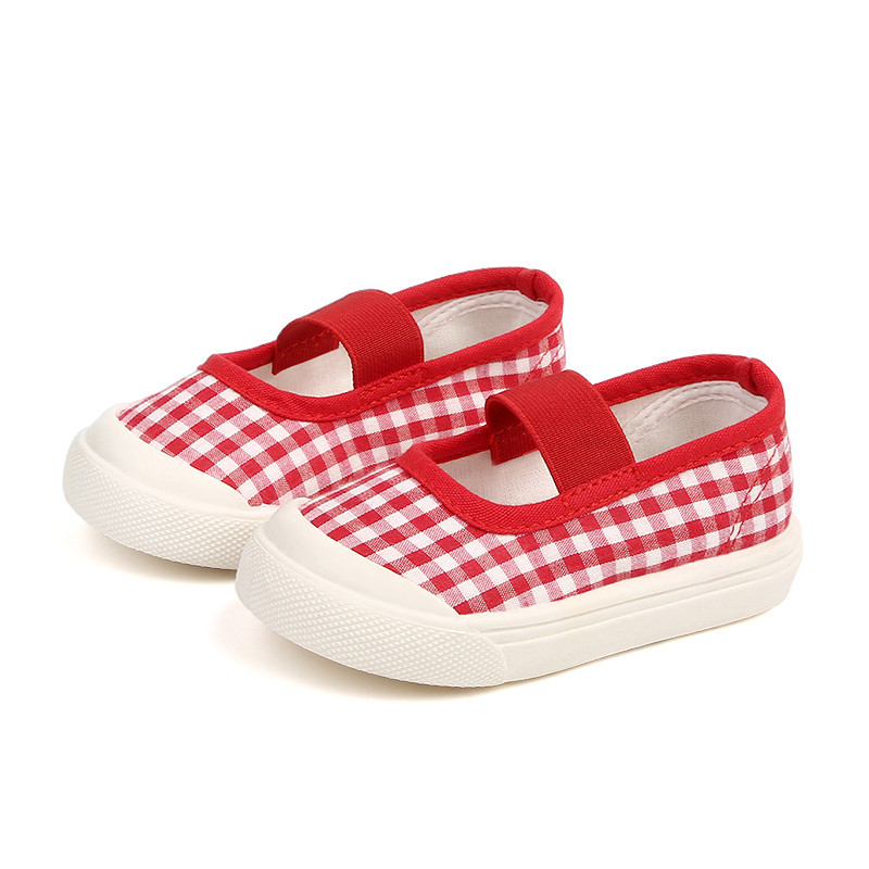 Kevadised ruudulised kummikuga tossud tüdrukutele