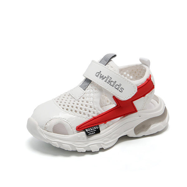 Aukude ja takjakinnitusega unisex mudelis võrgust tossud beebidele