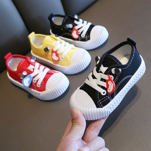 Tüdrukute ja poiste uus mudel elastsete paeltega lõuendist kingad